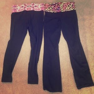 SOLD! TWO Victoria’s Secret PINK Yoga Pants